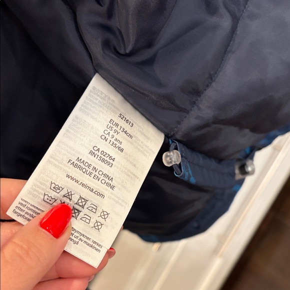 Reima boys ski Blue Jacket size 9 new no tags - Picture 8 of 9